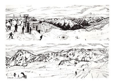 Skiing in Austria #3, 2020 by Charlotte Orr