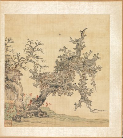 Paintings after Ancient Masters: An Ancient Tree by Chen Hongshou