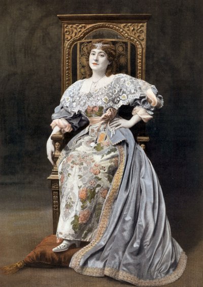 French Comedian Julia Bartet as Marion de Lorme in Play 