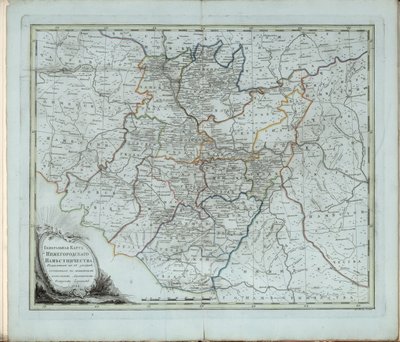 General Map of Nizhny Novgorod Governorate by Chernoi