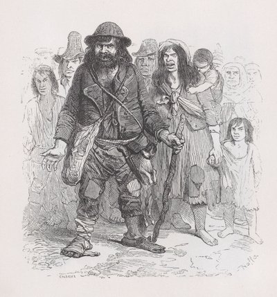 The Gypsies from The Complete Works of Béranger by Cherrier