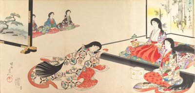 Chiyoda Castle Album of Women by Chikanobu Yoshu