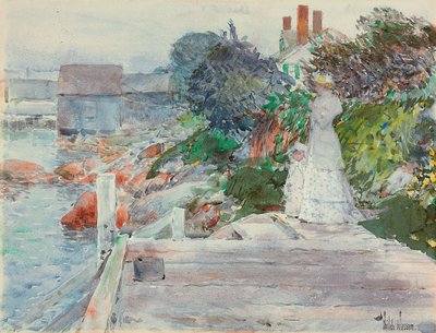 Ocean Front, Gloucester, Massachusetts by Childe Frederick Hassam
