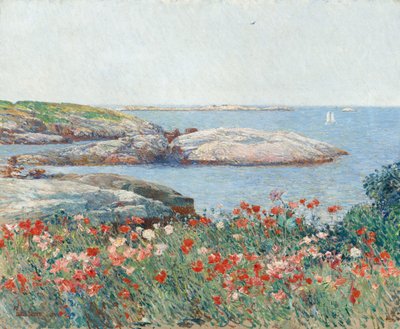 Poppies, Isles of Shoals by Childe Frederick Hassam