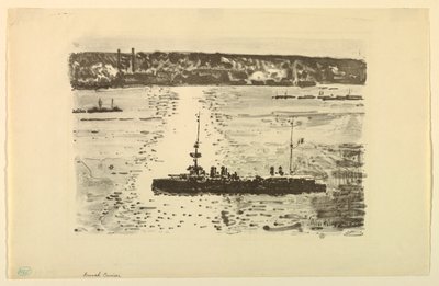 French Cruiser by Childe Hassam