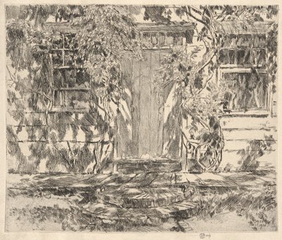 Old Doorway, Easthampton, 1920 by Childe Hassam