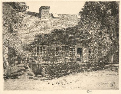 Old Mulford House, Easthampton, 1926 by Childe Hassam