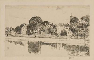 The Chimneys, Portsmouth by Childe Hassam