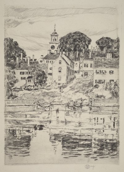 The Church Tower, Portsmouth by Childe Hassam