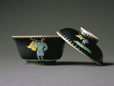 A sugarbowl and cover, Qianlong Period (1736-95) c.1740 by Chinese School