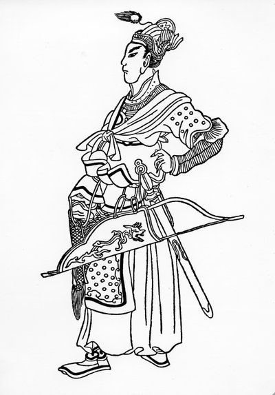 Batou, illustration from 