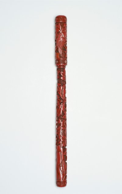 Carved Brush and Cover, Chinese, 16th century by Chinese School