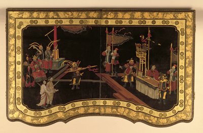 Chinese Export Dressing Table Top by Chinese School
