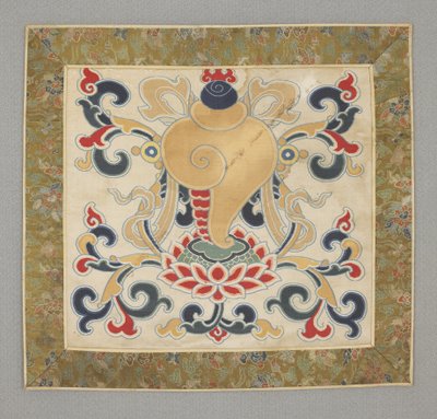 Eight Buddhist precious things, conch shell, 17th century by Chinese School