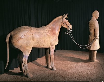 Terracotta Army warrior, Mausoleum of Emperor Qin Shi Huang, 3rd century BC by Chinese School