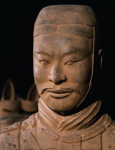 Terracotta Army Warrior, Mausoleum of Emperor Qin Shi Huang by Chinese School
