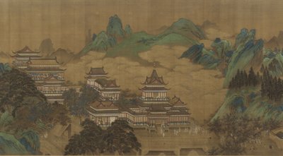 The Peach Festival of the Queen Mother of the West, Ming or Qing Dynasty, 17th-18th century by Chinese School