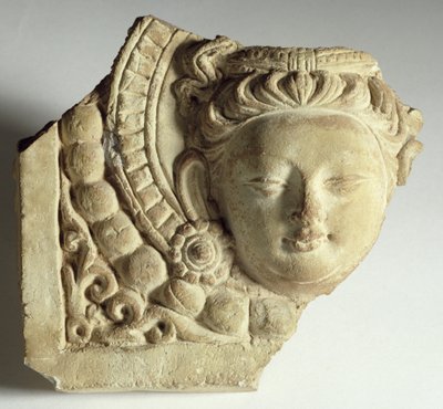 Tile with Bodhisattva Head, Mingoi by Chinese School