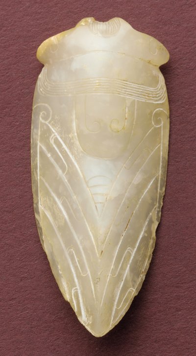 Tongue Amulet in the Form of a Cicada by Chinese School
