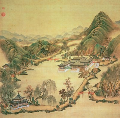 View of the Summer Palace, Peking by Chinese School