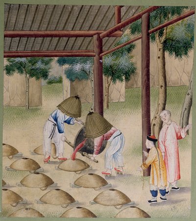Working in a Traditional Forge by Chinese School