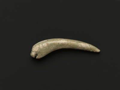 Burial Orifice Plug in Stylised Leaping Form by Chinese School Chinese School