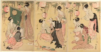 A Parody of Yuranosuke in the Pleasure Quarters by Chobunsai Eishi