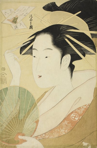 A Selection of Six Flowers - A Parody Rokkasen by Chobunsai Eishi