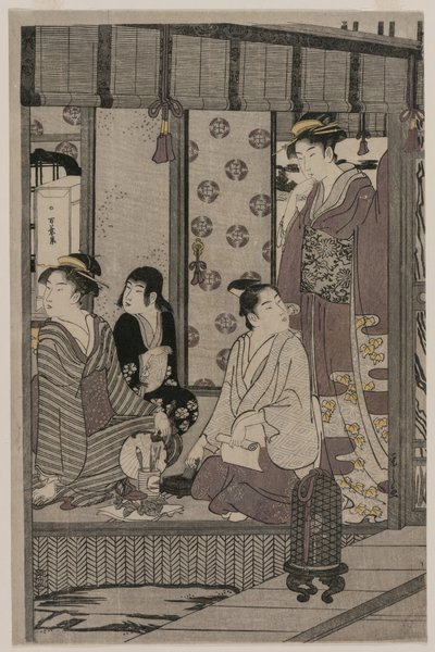 Morning Glory (from the Series The Tale of Genji in Elegant Modern Dress) by Chobunsai Eishi