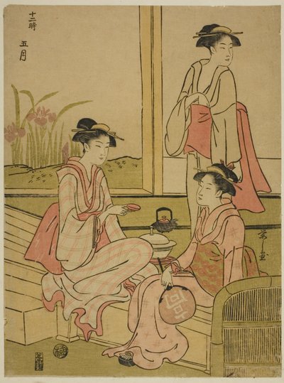 The Fifth Month, from the series "The Twelve Months" by Chobunsai Eishi
