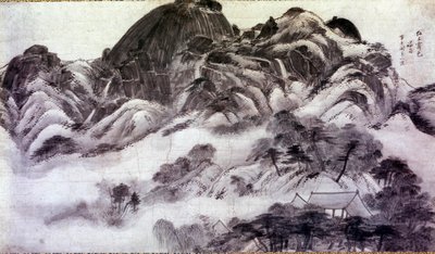 Mount Inwang. Prints by Chong Son (1676-1759). 18th century. Jai Hyang John Collection by Chong Son