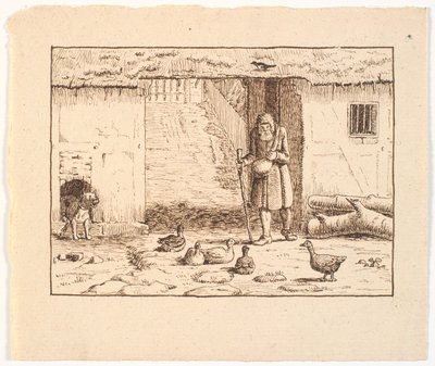 Illustration to St. St. Blicher, The Three Holy Evenings by Christen Dalsgaard
