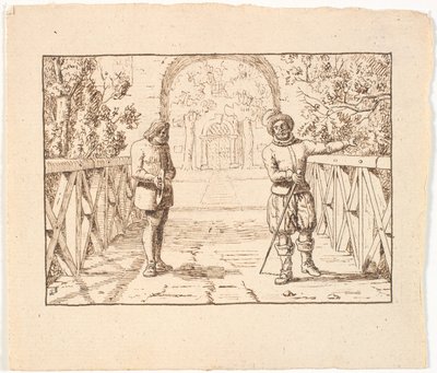 Illustration to St. St. Blicher, The Three Holy Evenings by Christen Dalsgaard