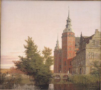 Frederiksborg Castle Seen from the Northwest by Christen Købke
