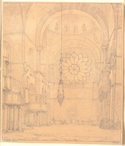 Part of the Interior of St. Mark