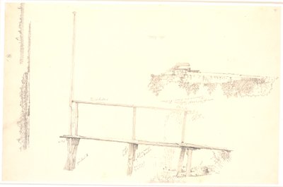 Pier and Detail of Sortedamssøen by Christen Købke