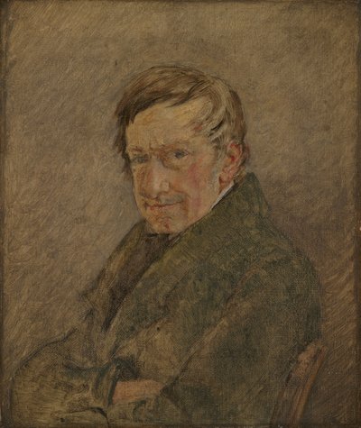 Portrait of the Animal Painter C.D. Gebauer by Christen Købke