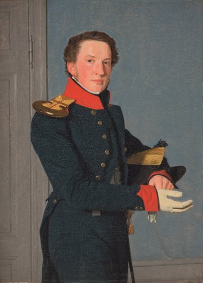 Portrait of the Naval Lieutenant D. Christen Schifter Feilberg by Christen Købke