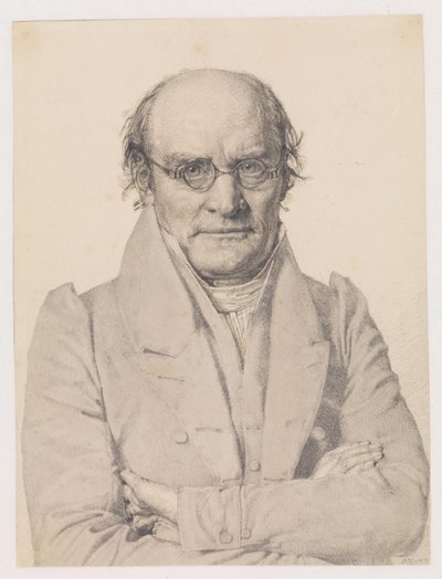 Portrait of Professor Frederik Christian Sibbern by Christen Købke