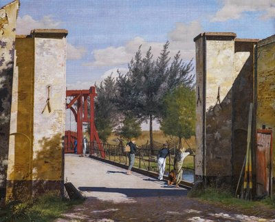 Outside the North Gate of the Citadel by Christen Schjellerup Kobke