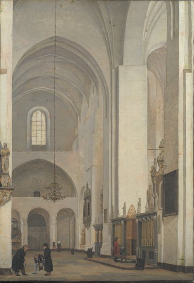 The Transept in Aarhus Cathedral by Christen Schjellerup Kobke