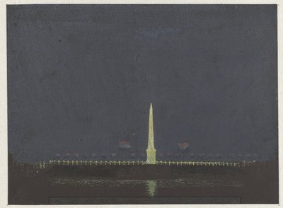 The Illumination on the High Lock on the Occasion of the Birth of the Young Prince (Diary, May 2) by Christiaan Andriessen