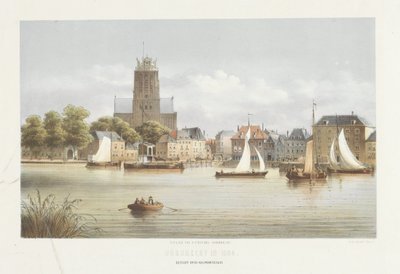 View of Dordrecht by Christiaan Bos