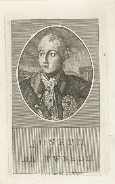 Portrait of Joseph II, Holy Roman Emperor by Christiaan van Houten