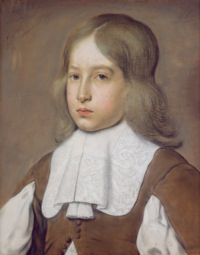 Portrait of a Young Man in a Lace Collar, c.1656 by Christiaen Jansz. Dusart