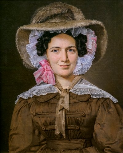 Baroness Christine Stampe by Christian-Albrecht Jensen