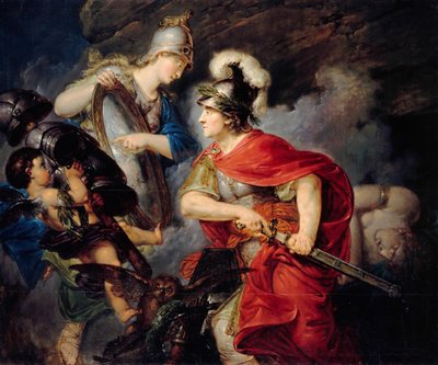 Allegory of Frederick the Great as Perseus, The beginning of the Seven Years