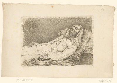 Portrait of Christian Bernhard Rode on His Deathbed by Christian Bernhard Rode