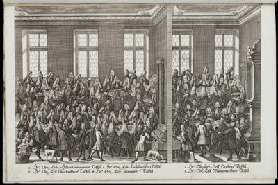 A Banquet. Festival Honoring Emperor Charles VI by Christian Engelbrecht