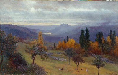 Autumn in my Garden by Christian Eriksen Skredsvig